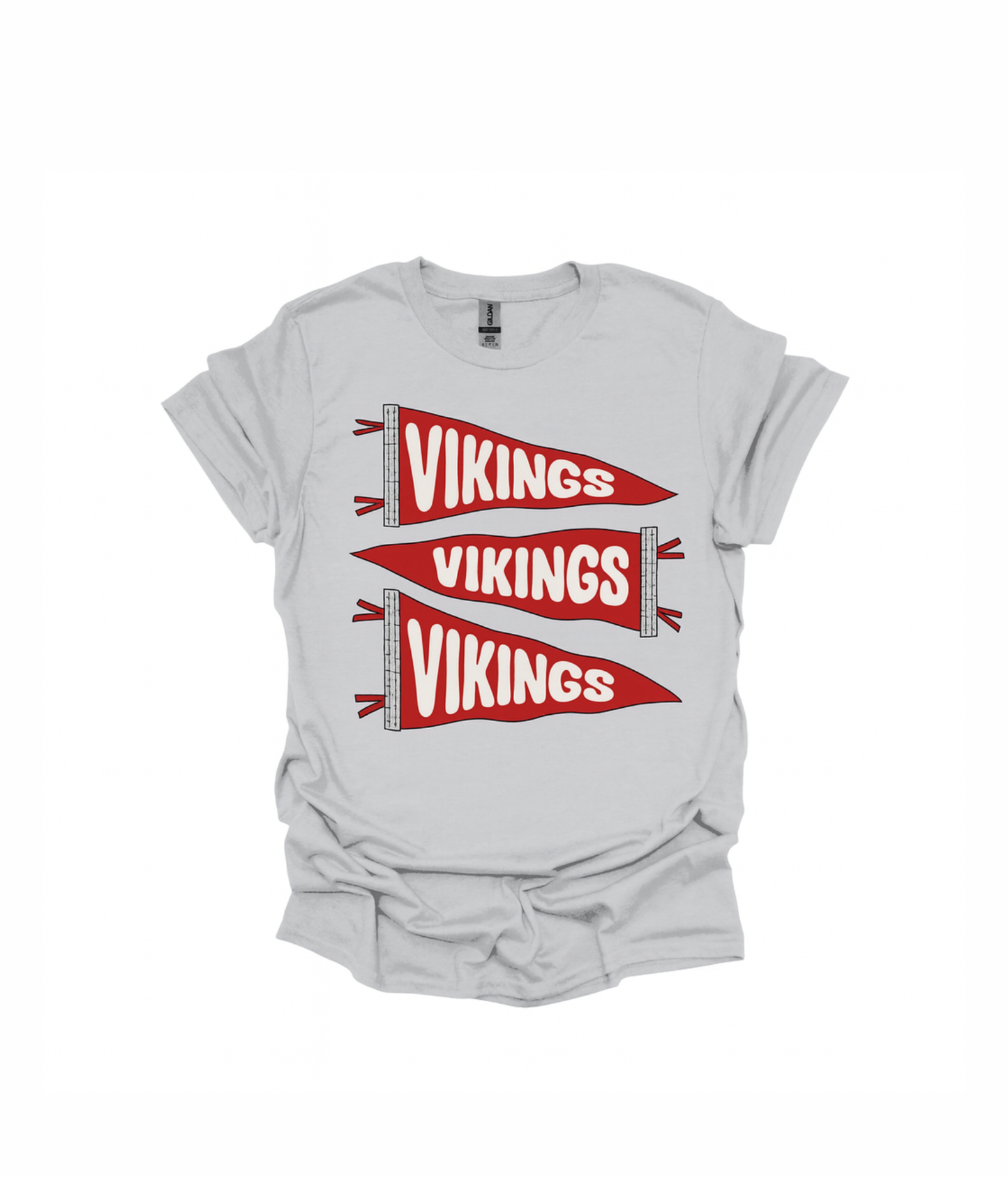 Lowndes Vikings - Flag T-Shirt
