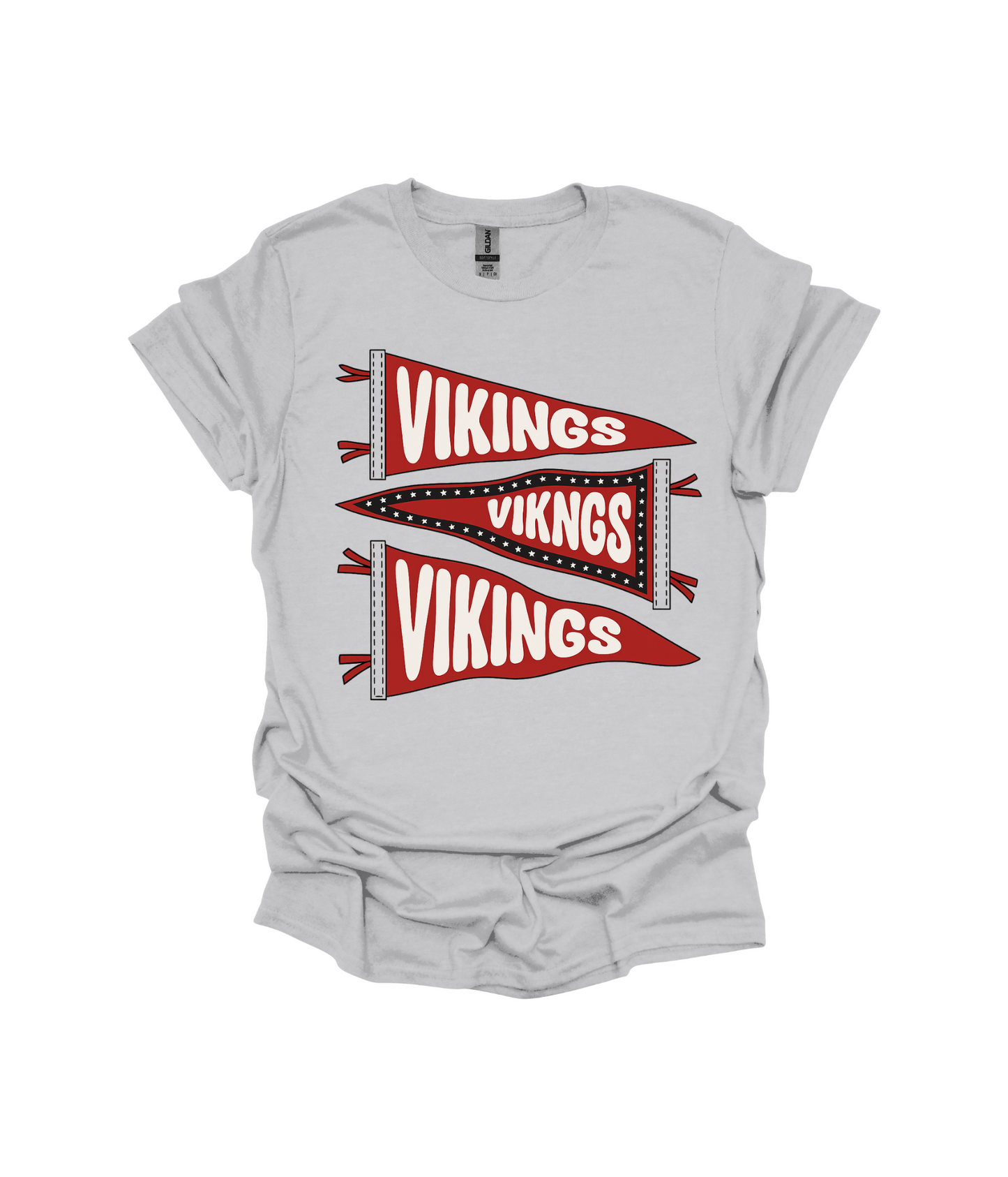 Lowndes Vikings - Flag T-Shirt