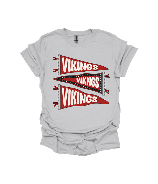 Lowndes Vikings - Flag T-Shirt