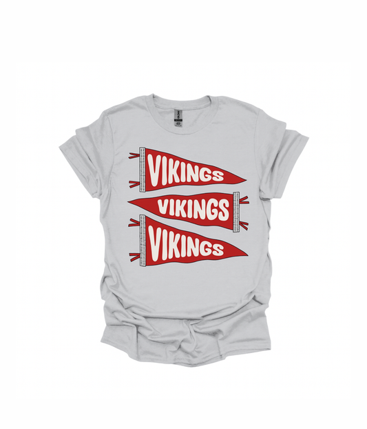 Lowndes Vikings - Flag T-Shirt