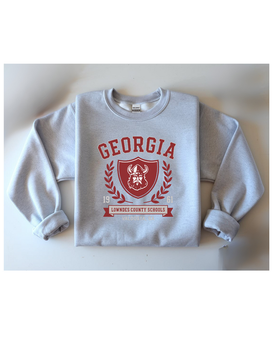 Lowndes Viking - Collegiate Style Sweatshirt