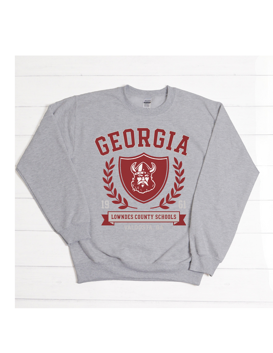 Lowndes Vikings - Collegiate Style Sweatshirt - YOUTH
