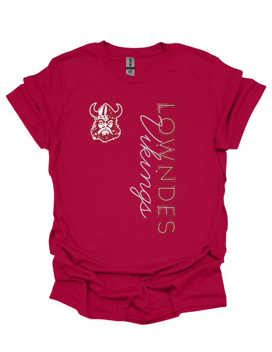 Lowndes Vikings - Wording - YOUTH