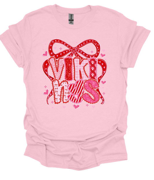 Vikings Valentines Pink