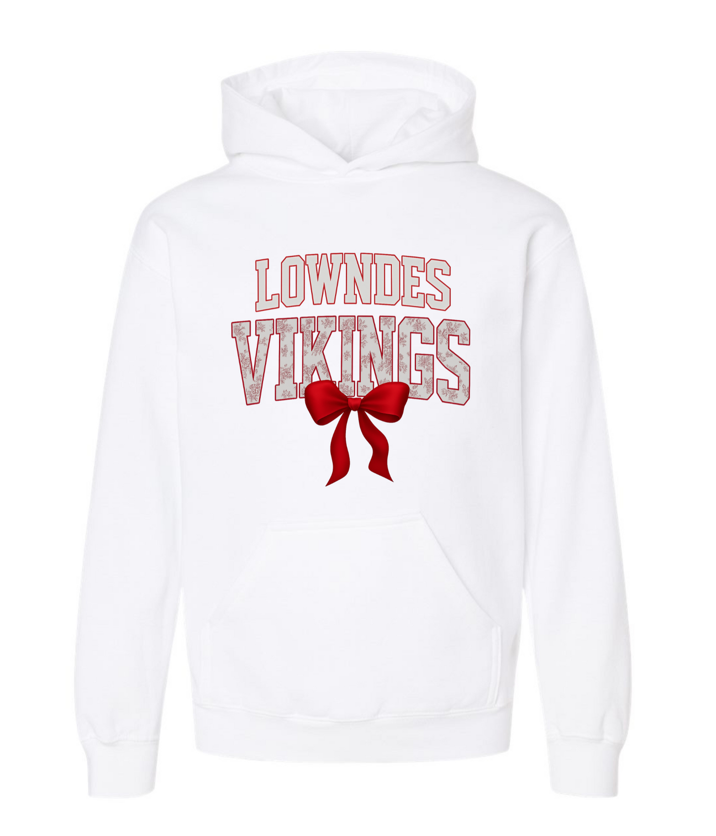 Lowndes Vikings - Bow Sweatshirt