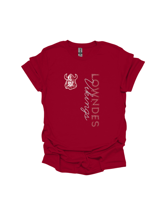 Lowndes Vikings - Wording T-Shirt