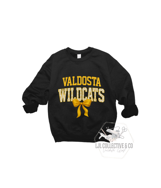 Wildcats Bow Sweatshirt